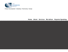 Tablet Screenshot of chambersgroup.com